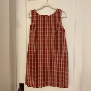 Women’s plaid sleeveless dress